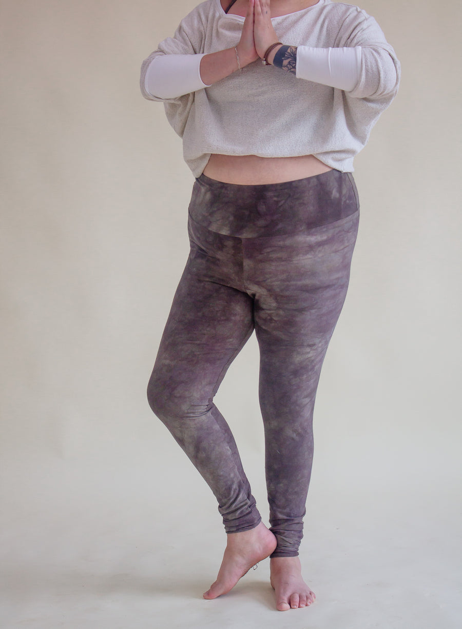 'Amethyst Deceiver' Hemp/Cotton Leggings