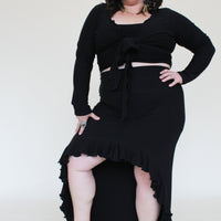 'Black' Flamenco Skirt