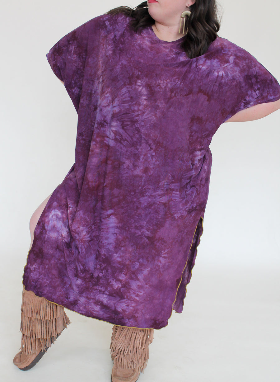 'Royal Magenta' Priestess Kaftan