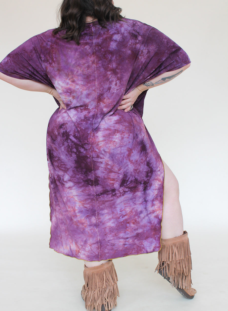 'Royal Magenta' Priestess Kaftan