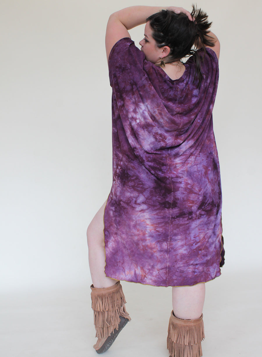 'Royal Magenta' Priestess Kaftan