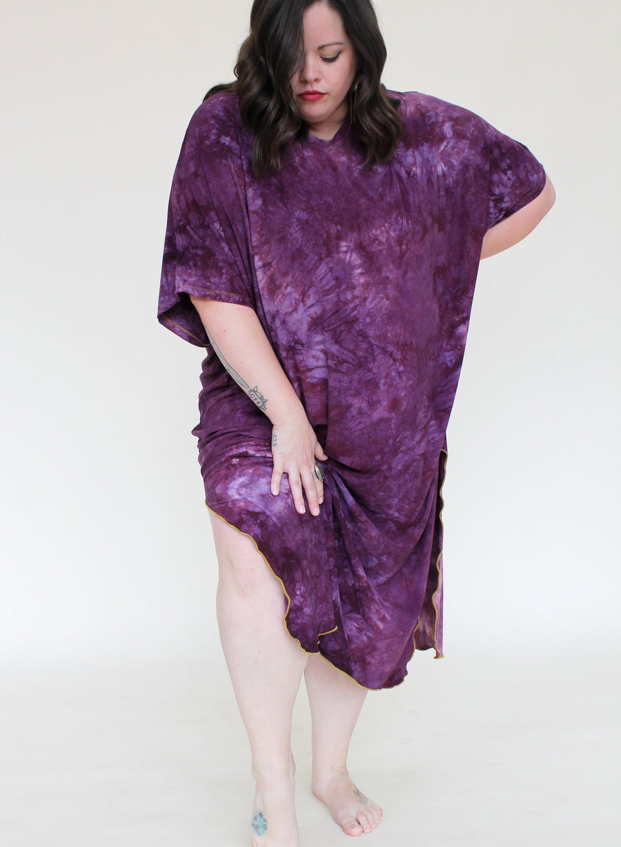 'Royal Magenta' Priestess Kaftan