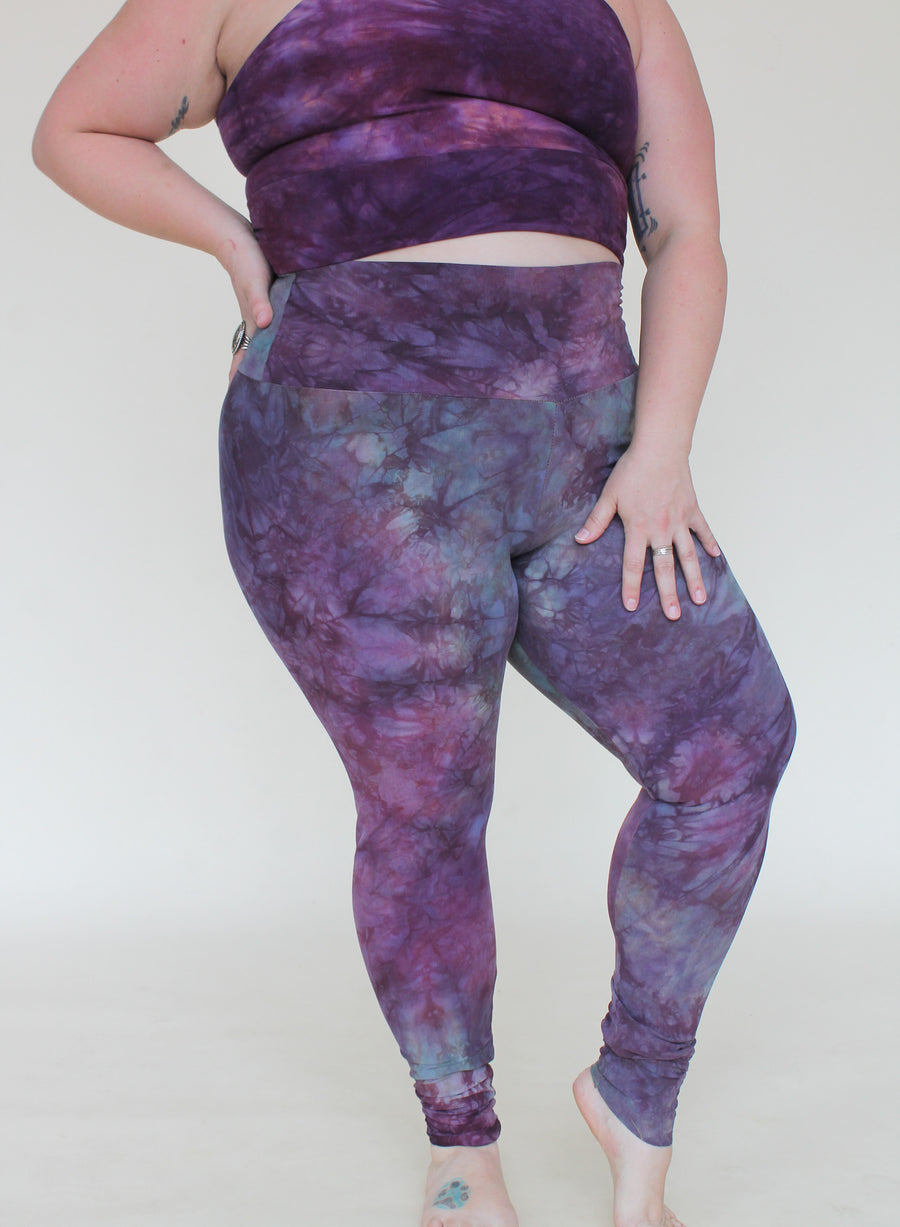 'Fluorite' Hemp/Cotton Leggings