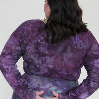 'Fluorite' Long Sleeve Wanderess Wrap-Top