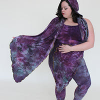 'Fluorite' Mystic Hooded Shawl