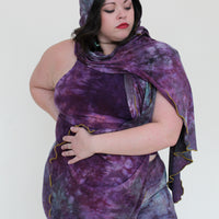 'Fluorite' Mystic Hooded Shawl