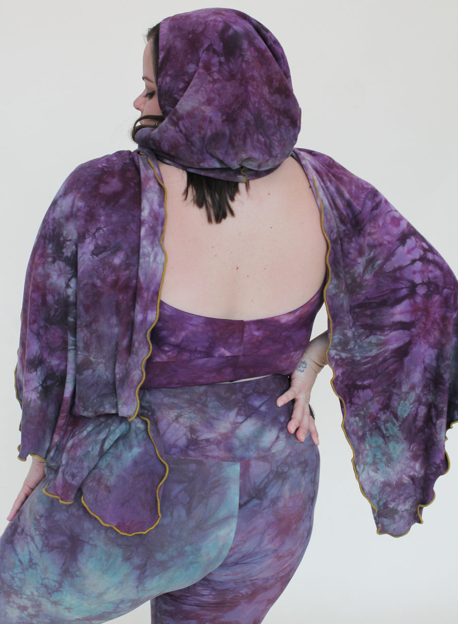 'Fluorite' Mystic Hooded Shawl