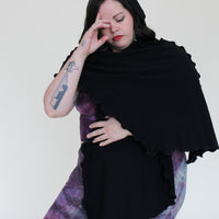 'Black' Mystic Hooded Shawl