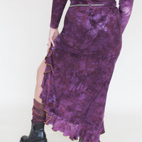 'Royal Magenta' Flamenco Skirt