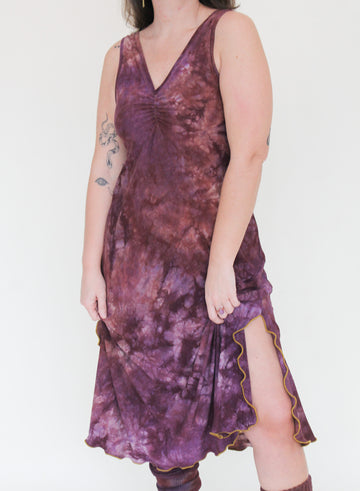 'Rhodolite' Midi Slip Dress