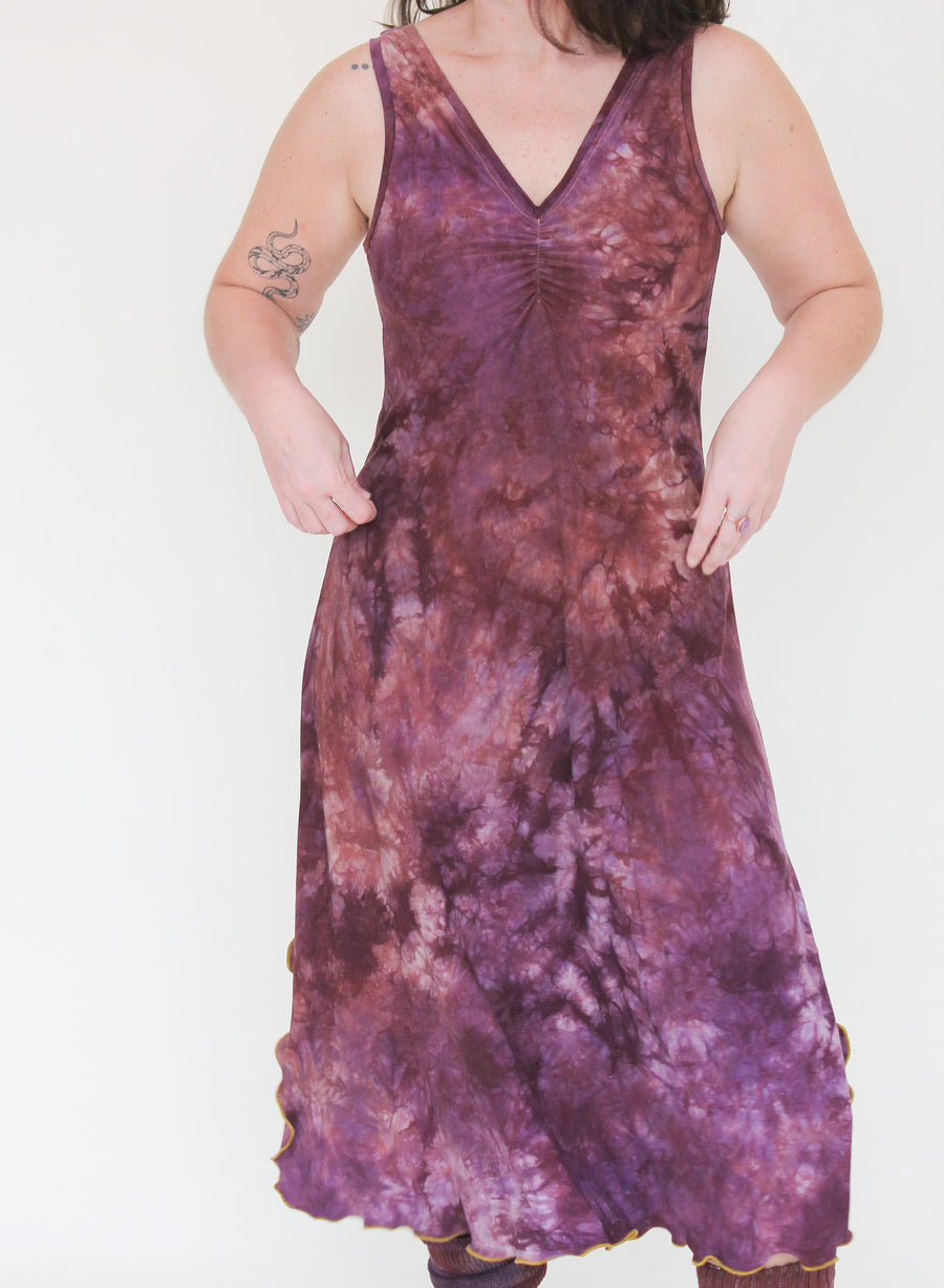 'Rhodolite' Midi Slip Dress