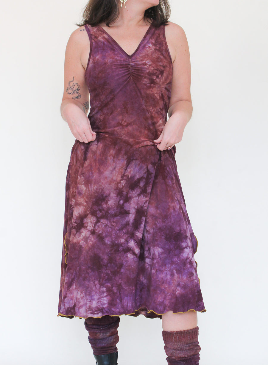 'Rhodolite' Midi Slip Dress