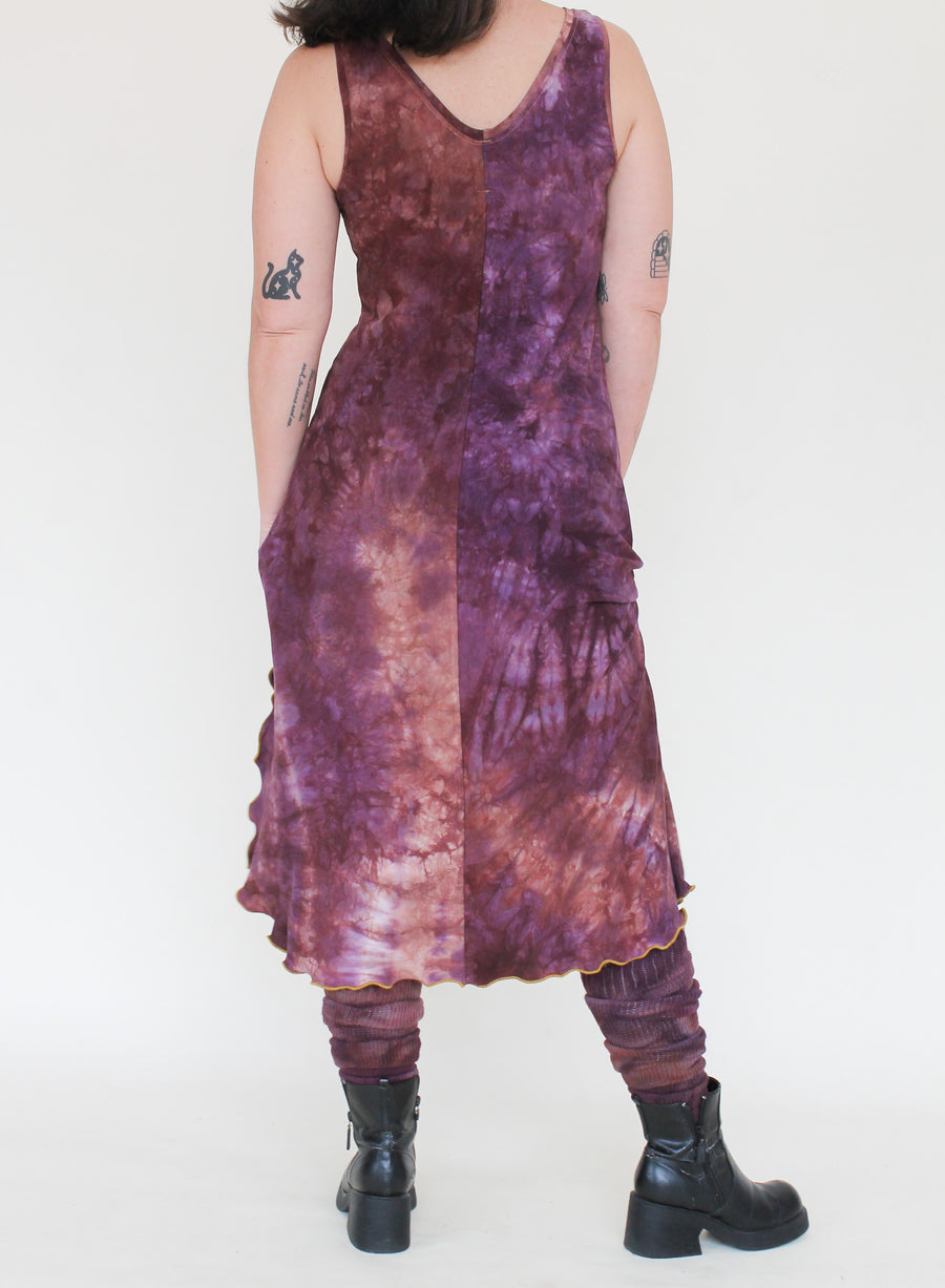 'Rhodolite' Midi Slip Dress