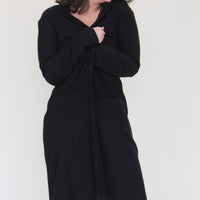 Hooded Cardigan 'Solids'