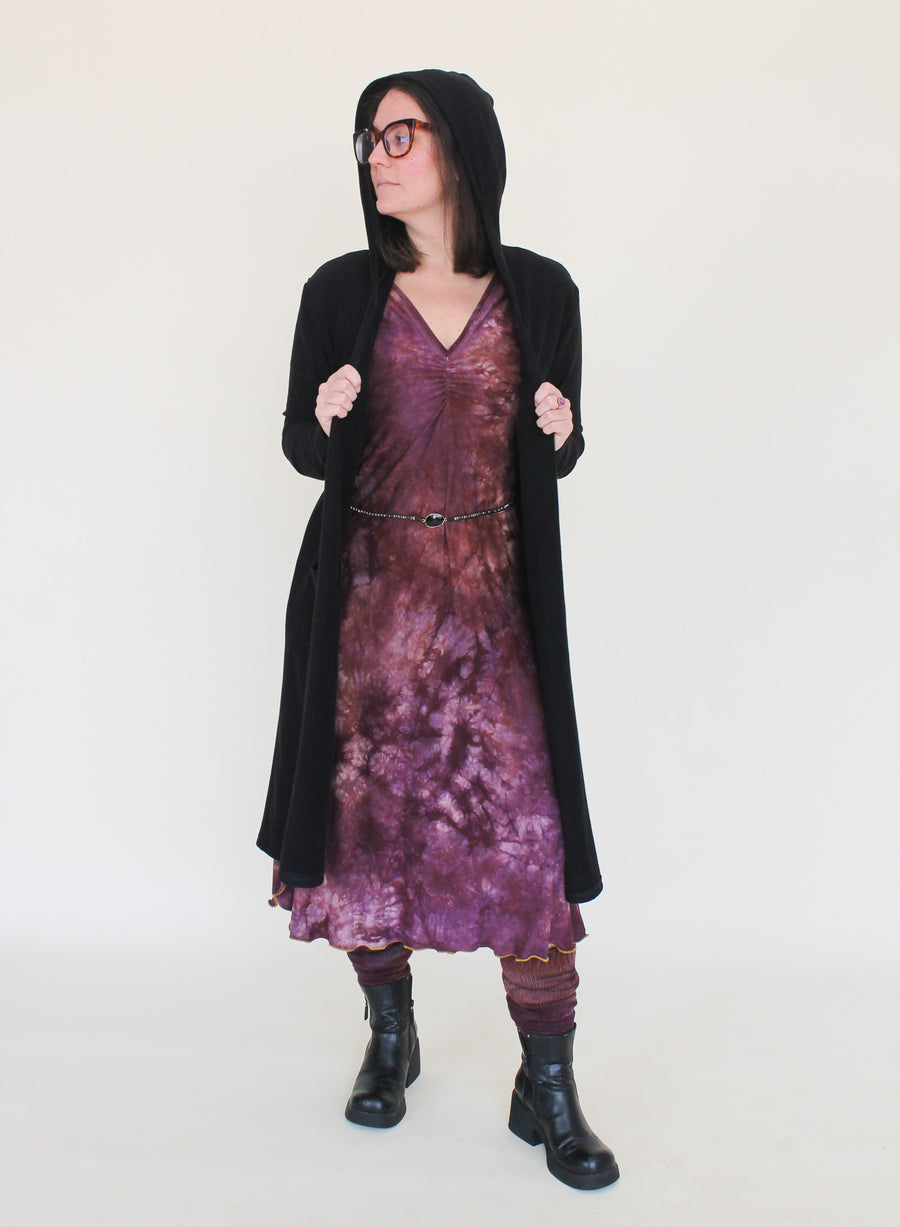 Hooded Cardigan 'Solids'