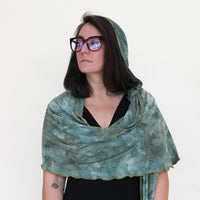 'Aventurine' Mystic Hooded Shawl