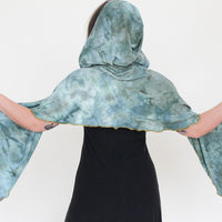 'Aventurine' Mystic Hooded Shawl