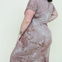 Crewneck Dress 'Hand-Dyed'