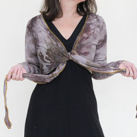 'Amethyst Deceiver' Long Sleeve Wanderess Wrap-Top