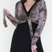 'Amethyst Deceiver' Long Sleeve Wanderess Wrap-Top