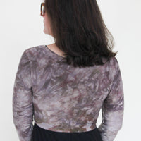 'Amethyst Deceiver' Long Sleeve Wanderess Wrap-Top