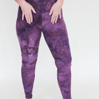 'Royal Magenta' Hemp/Cotton Leggings