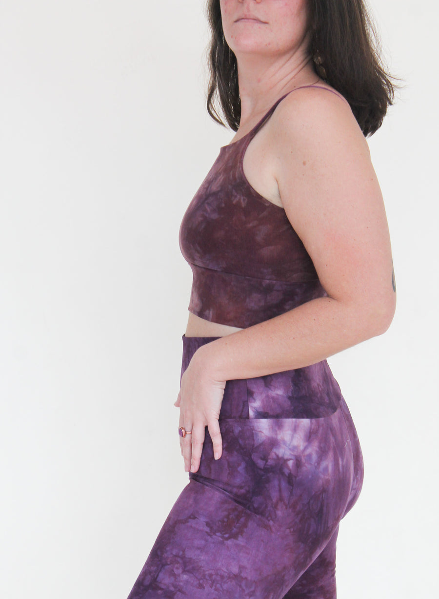 'Royal Magenta' Hemp/Cotton Leggings