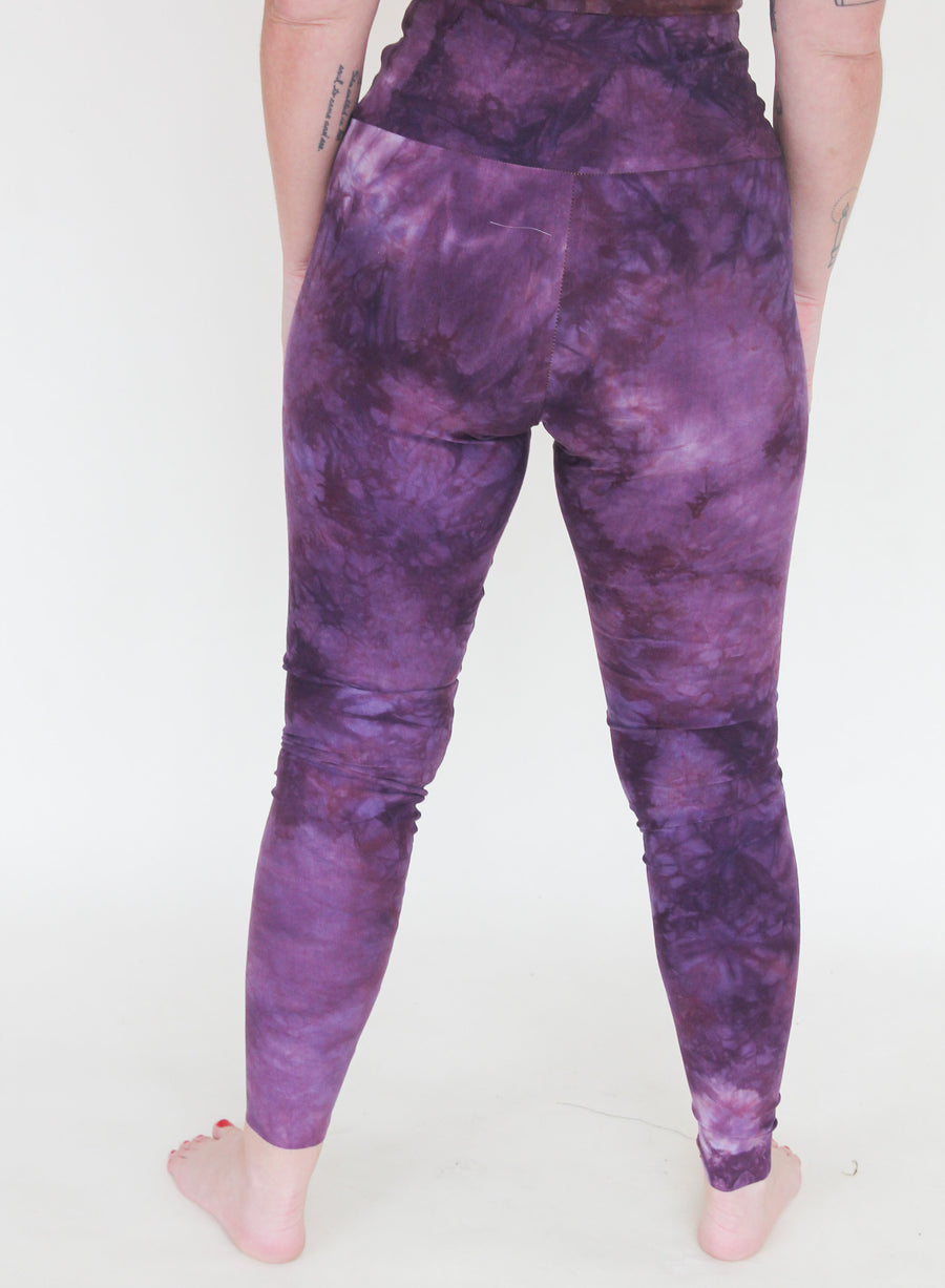 'Royal Magenta' Hemp/Cotton Leggings