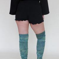 'Aventurine' Thigh High Socks