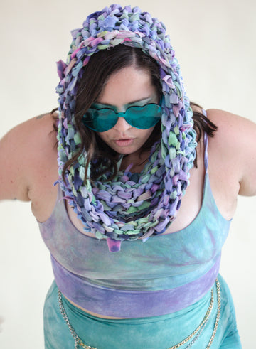 Iridescence Knitted Cowl