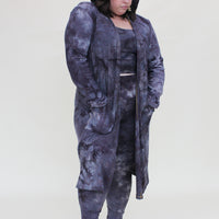 Hooded Cardigan 'Hand-Dyed' Cozy