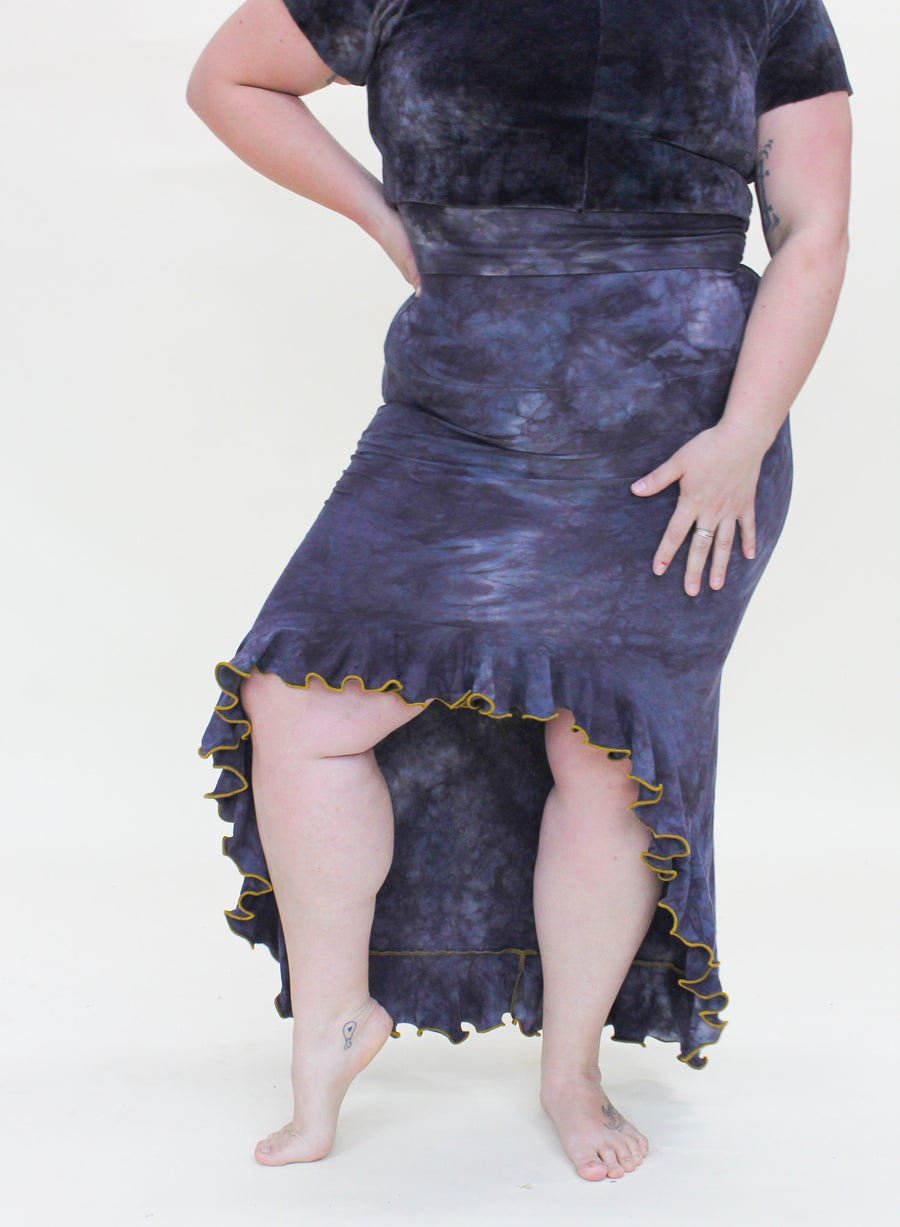 'Midnight' Flamenco Skirt