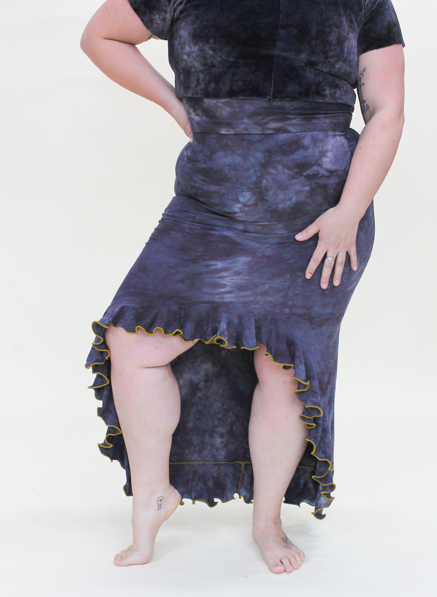 'Midnight' Flamenco Skirt