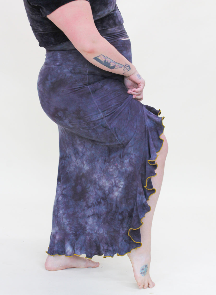 'Midnight' Flamenco Skirt