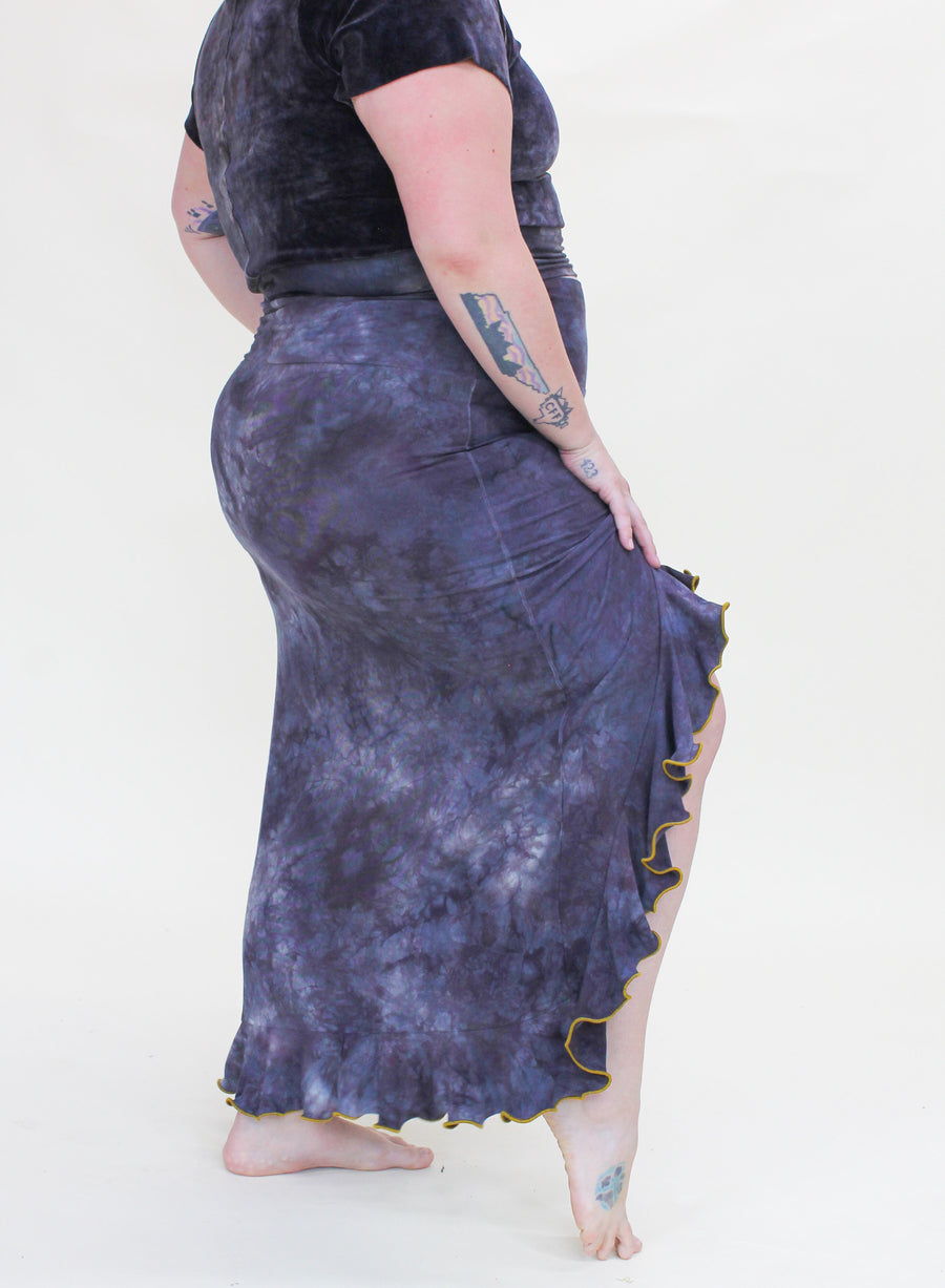 'Midnight' Flamenco Skirt