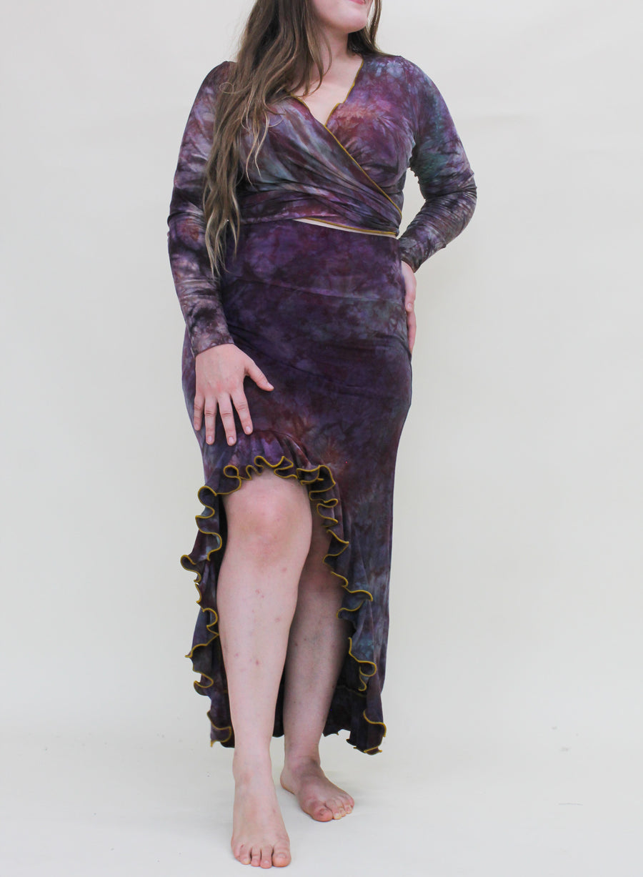 'Nebula' Flamenco Skirt