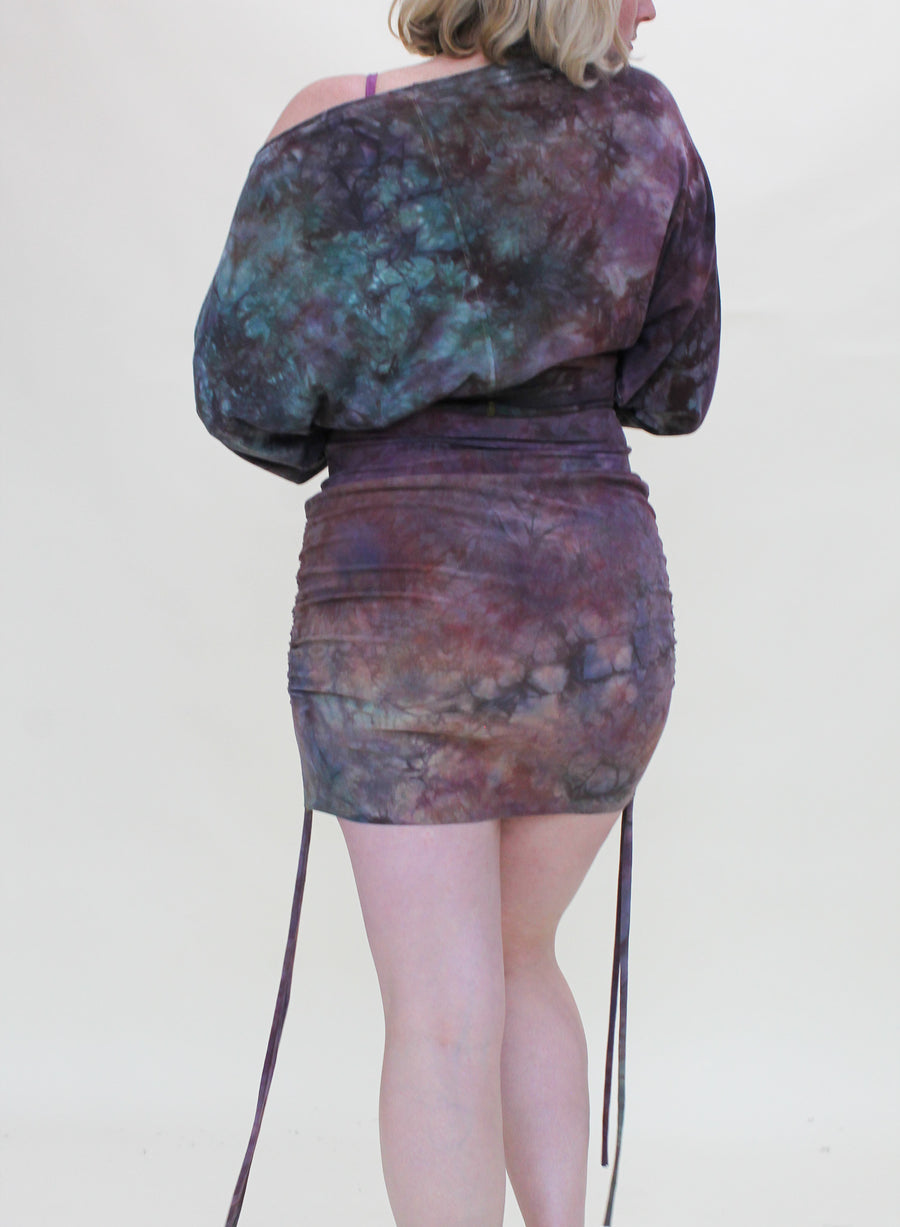 'Nebula' Cinch Mini Skirt