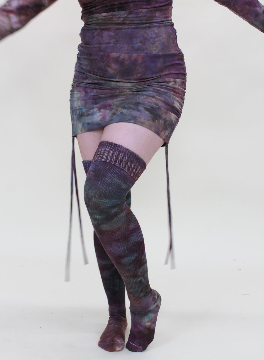 'Nebula' Thigh High Socks