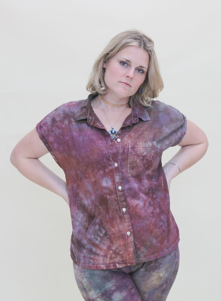 'Nebula' Women's Button Down Shirt