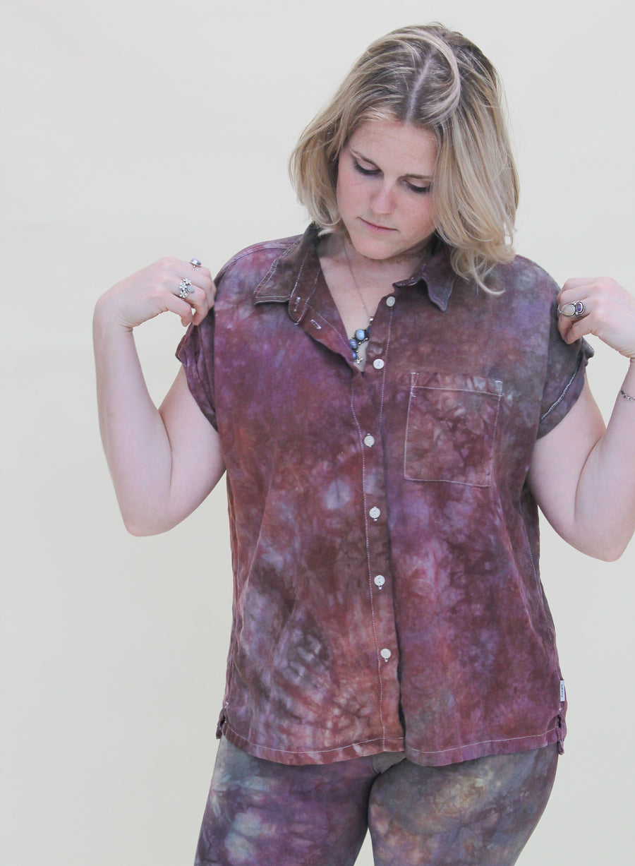 'Nebula' Women's Button Down Shirt