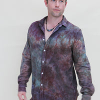 'Nebula' Long Sleeve Button Down Shirt