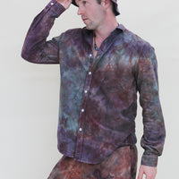 'Nebula' Long Sleeve Button Down Shirt