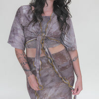 Wanderess Wrap-Top *Butterfly Sleeve* 'Hand-Dyed'
