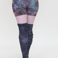 'Midnight' Thigh High Socks