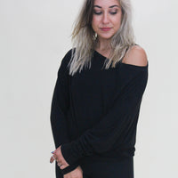 'Black' Kristina Crop