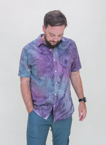 'Fluorite' Button Down Shirt