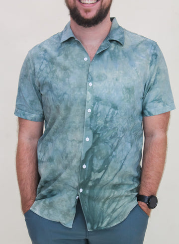 Linen Button Down Shirt (Curate the Rainbow)