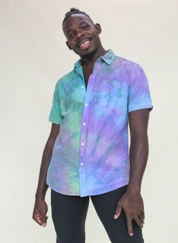 'Iridescence' Button Down Shirt