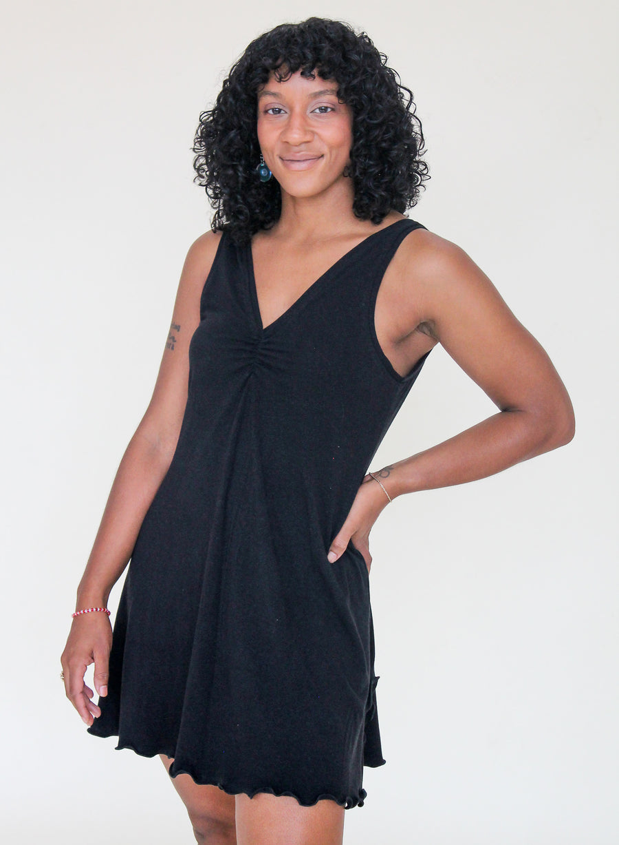 'Black' Summer Slip Dress