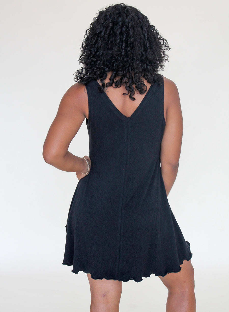 'Black' Slip Dress